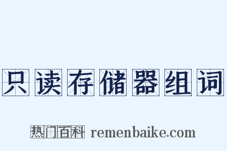只读存储器组词是什么意思的图片